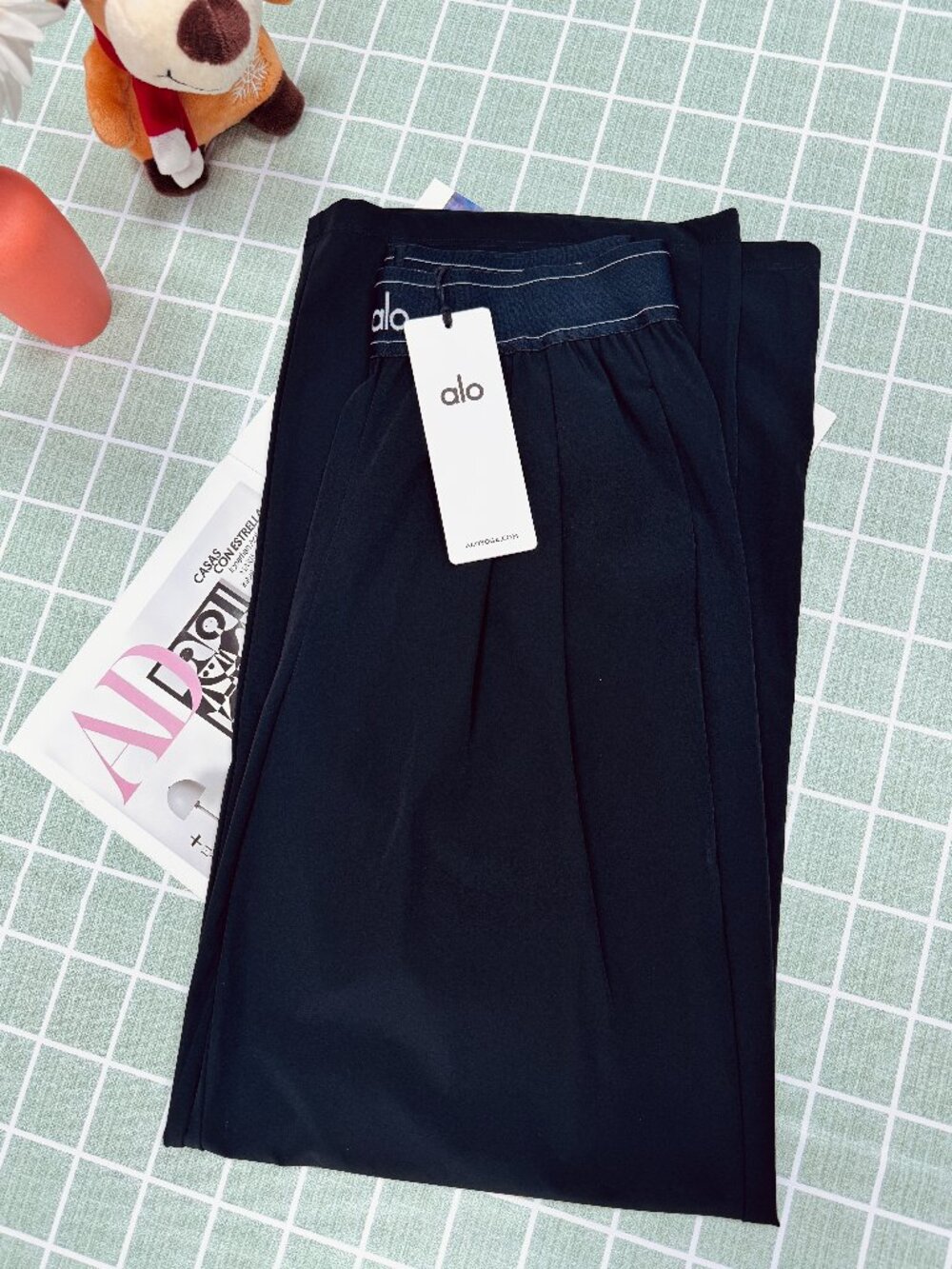 Women's ALO Yoga Suit Up Trouser Black (Regular)🖤👖